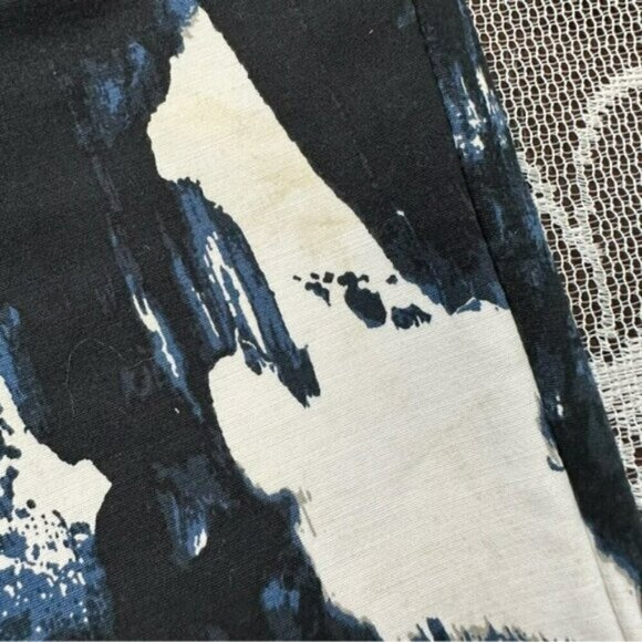 Kate Spade Saturday Watercolor Straight Leg Ankle Trousers Sz 00 - Picture 12 of 13